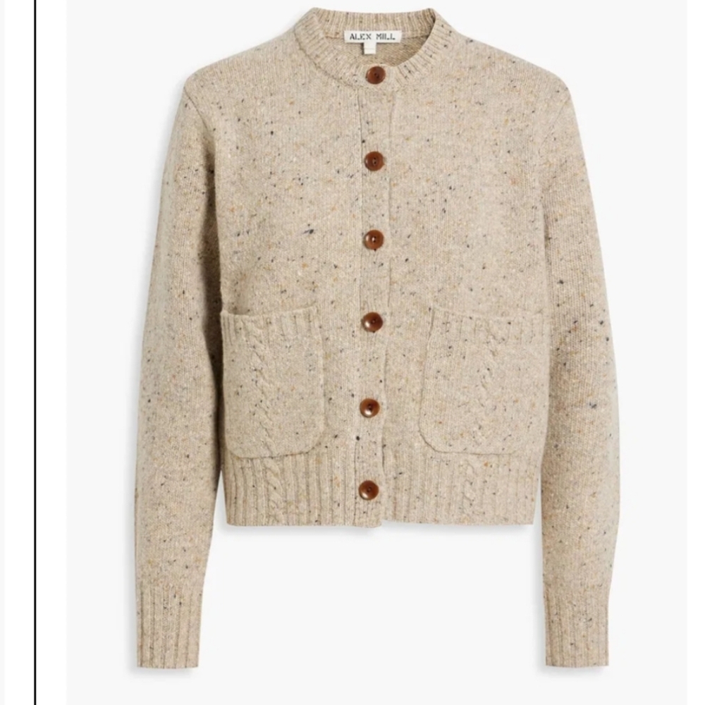 ALEX MILL Donegal merino wool-blend cardigan